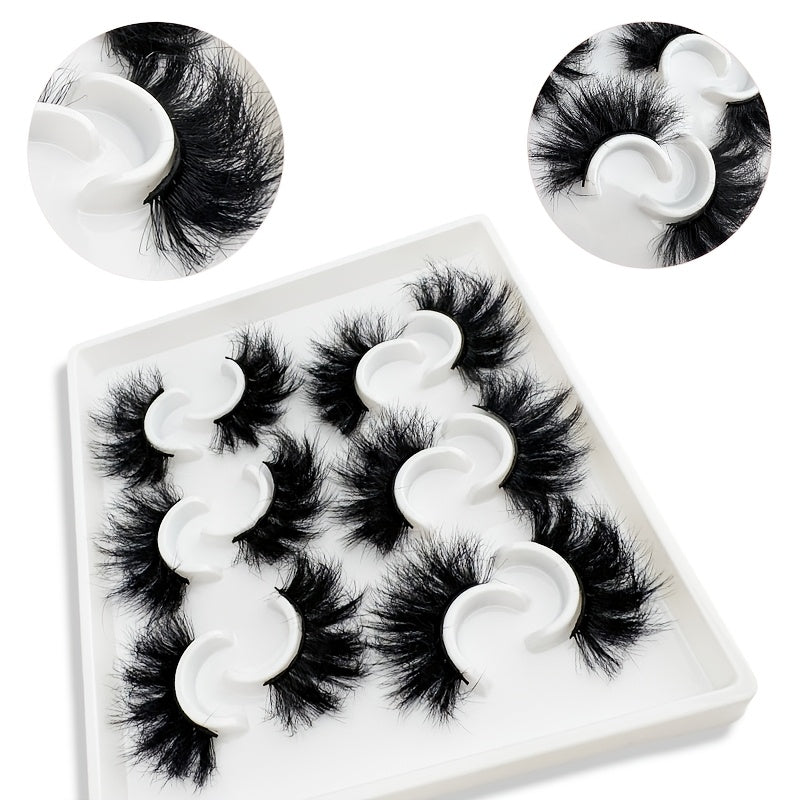 6-Pair Dramatic Fluffy Eyelashes