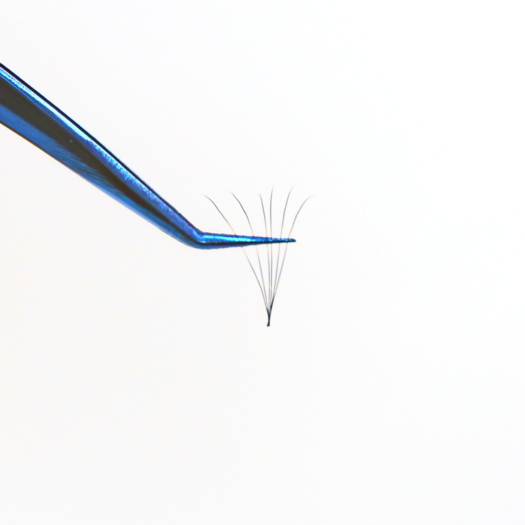6D, .07, Handmade Loose Thin-Based Premade Fans (500 Single Length)