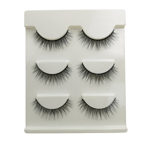 3 Pairs of 3D Full Strip False Eyelashes