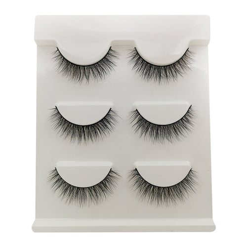 3 Pairs of 3D Full Strip False Eyelashes