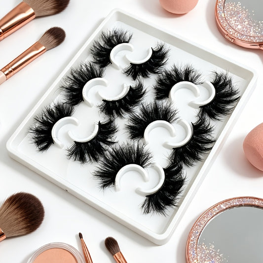 6-Pair Dramatic Fluffy Eyelashes