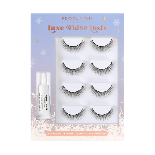 4 Pair Luxe False Lash Set