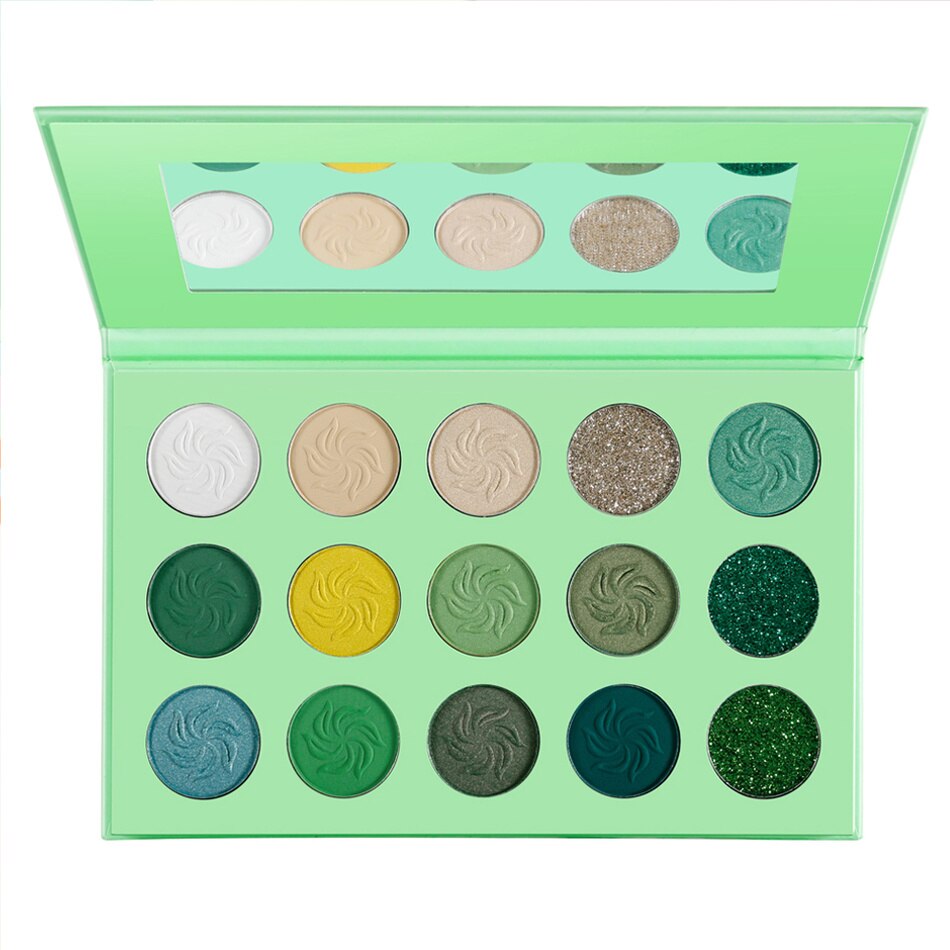 5 Palettes Green Eyeshadow Wholesale