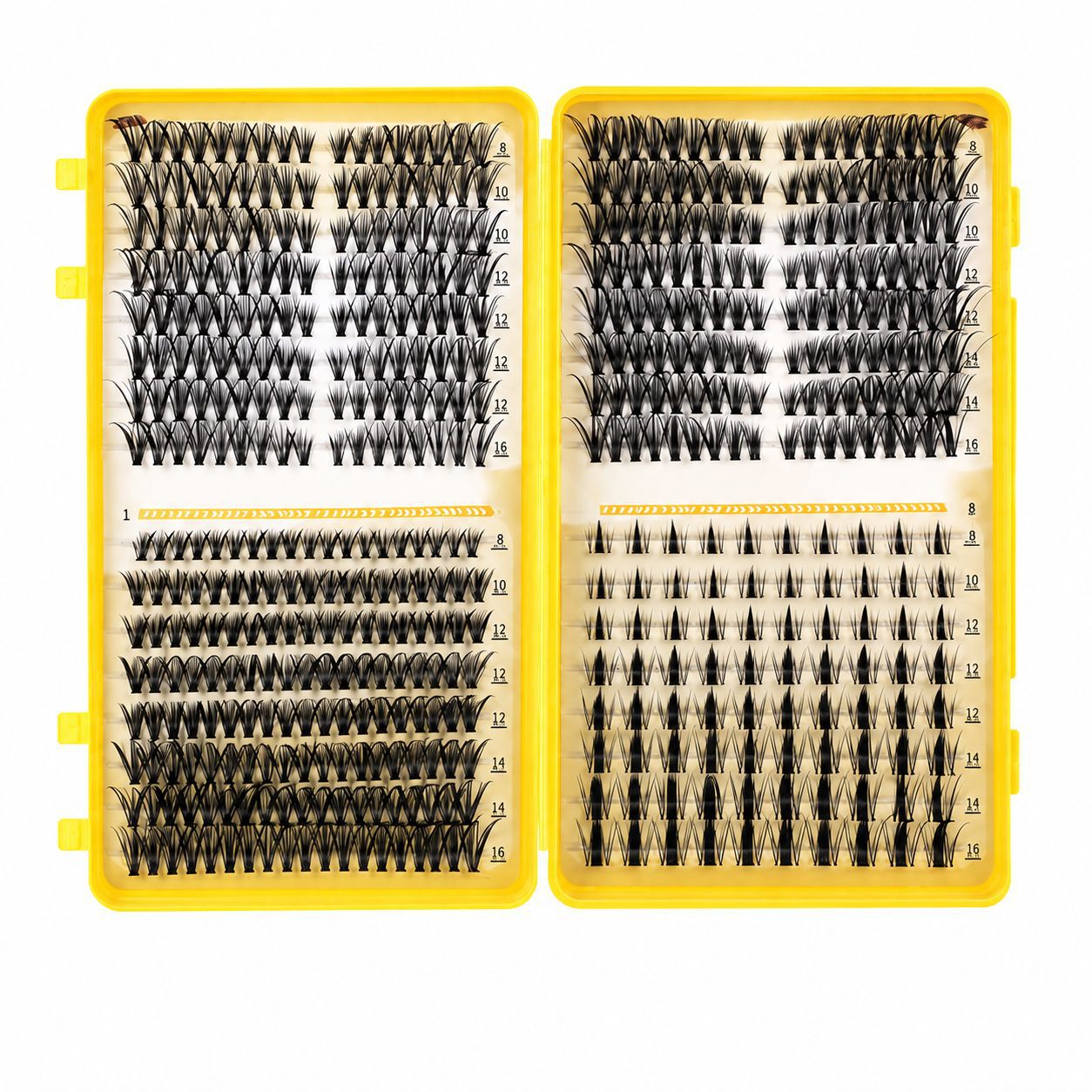 528 High-Volume DIY Cluster Lashes   