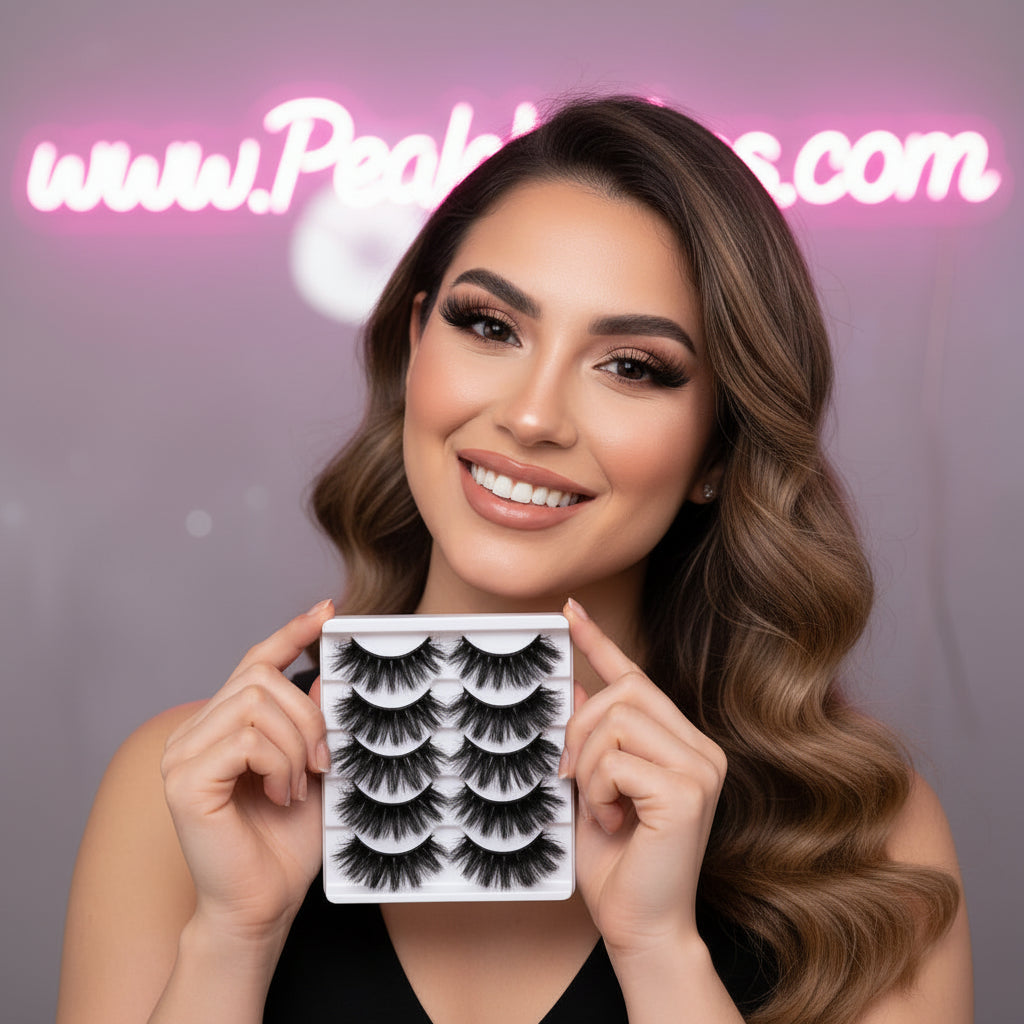 5 Pairs of Fluffy 3D Lashes for Dramatic Volume