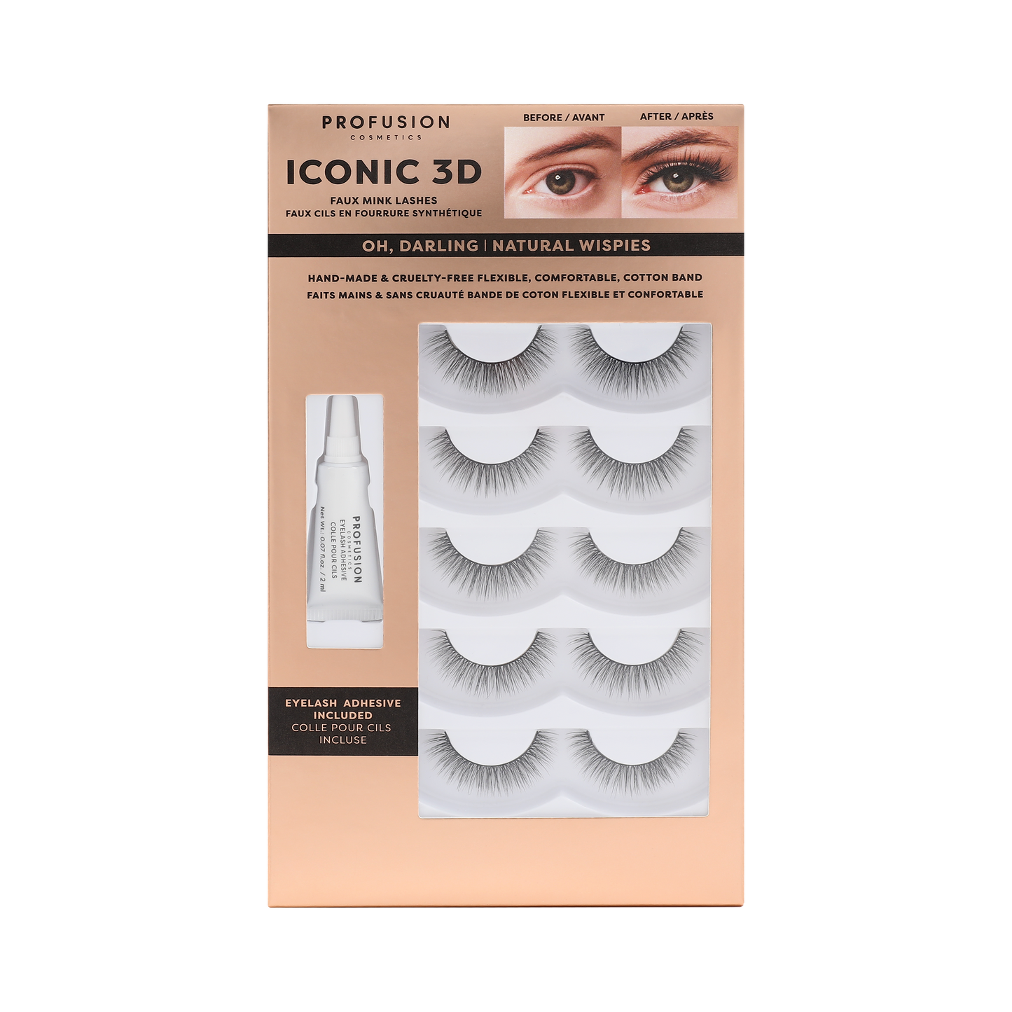 5 hand-crafted, cruelty-free lash style