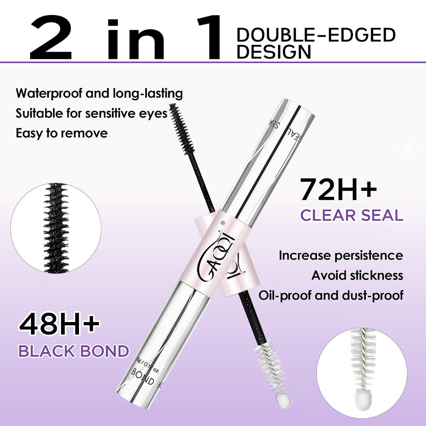 Waterproof Bond and Seal Lash Glue