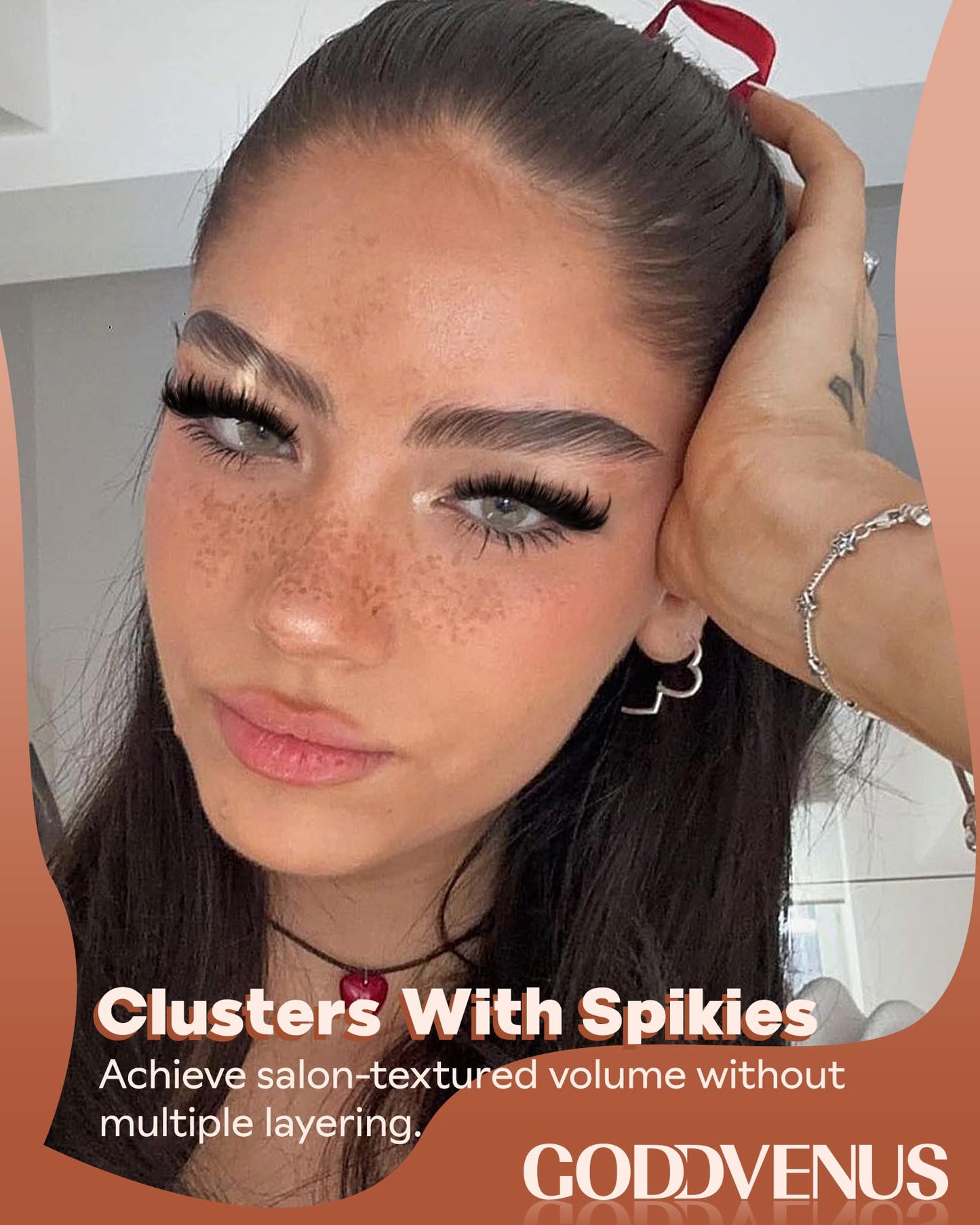 Manga Pre-Mapped Volume Wispy Spike Lash Clusters