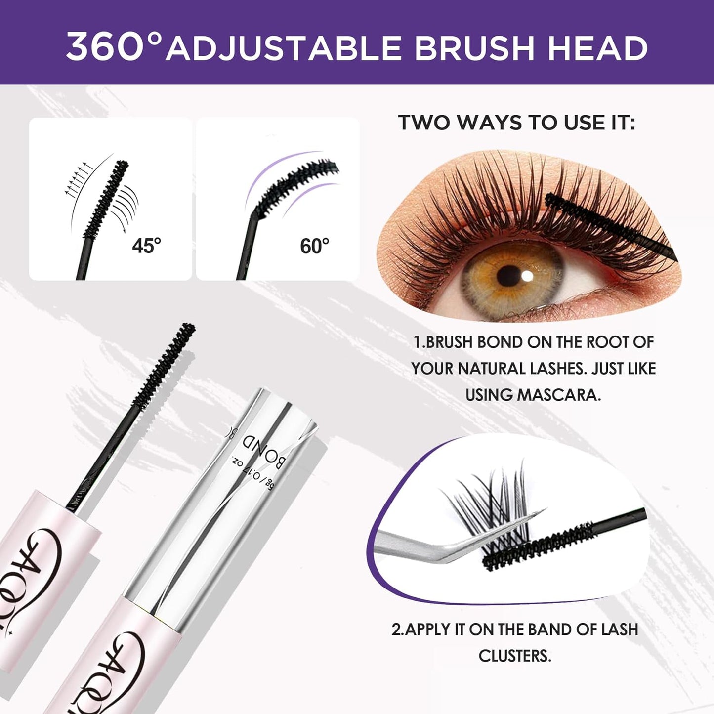 Waterproof Bond and Seal Lash Glue