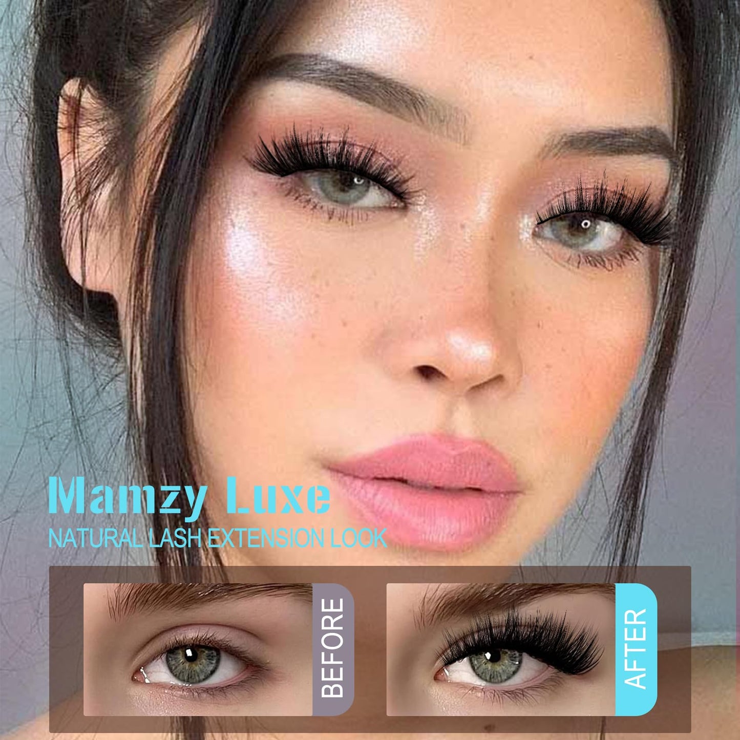 Lash Clusters 708PCS Cluster Eyelash Extensions 10-16MM Wispy Lashes Clusters 30+40+50+60+80+100D Eyelash Clusters Mix Daily Look Fake Eyelashes Extension