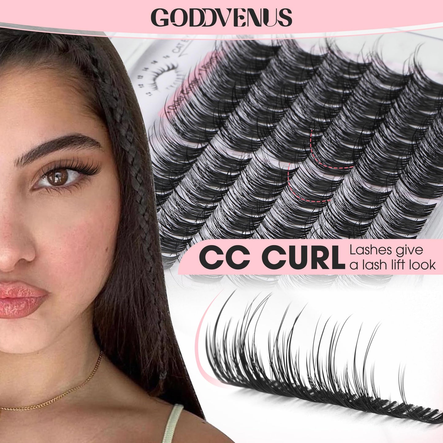 DIY Wispy Natural Lash Clusters