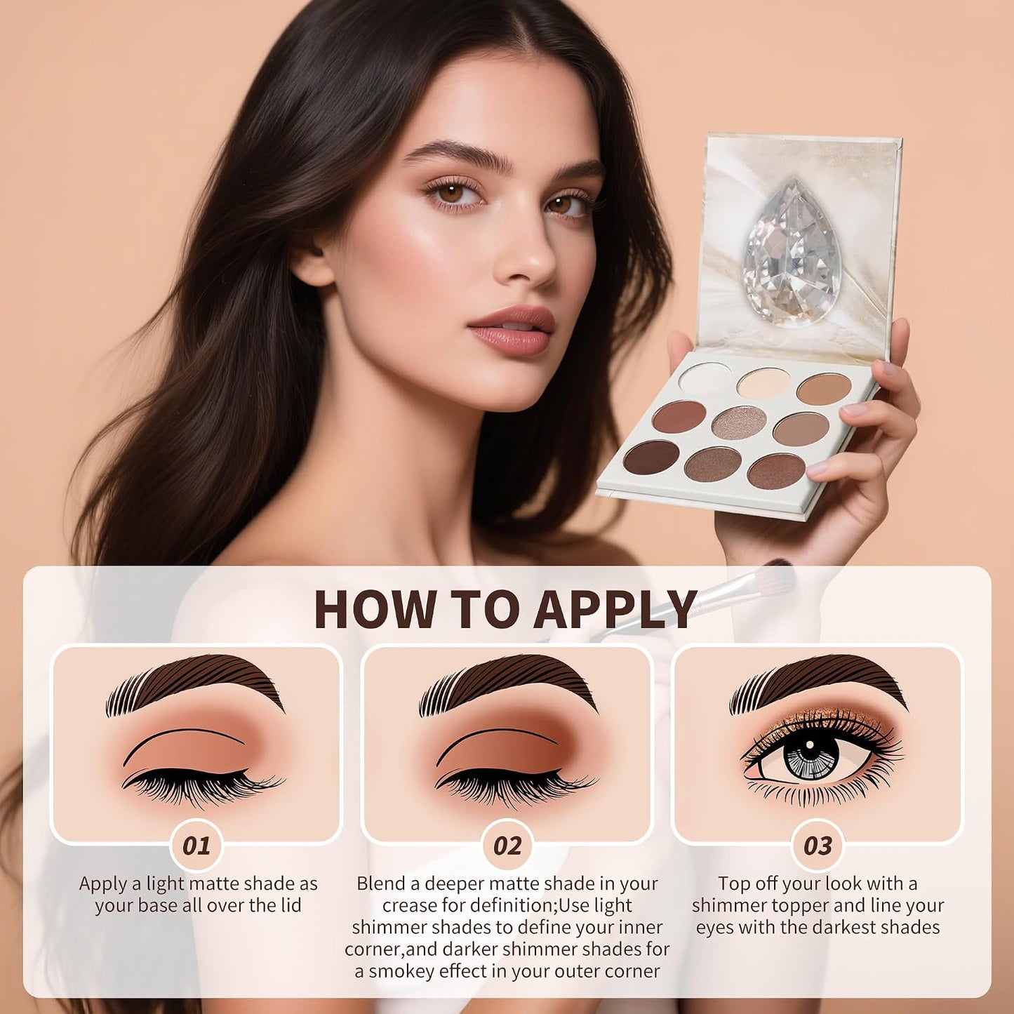Nine Colors Eyeshadow Palette