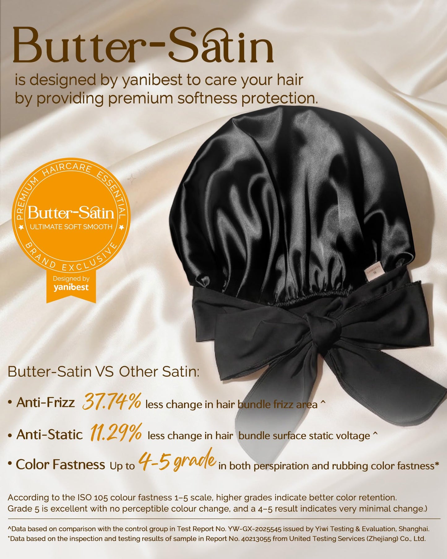 Adjustable Silk Bonnet for Sleeping Women Double Layer Satin Bonnet Reduce Friction Prevent Frizz Curly Hair