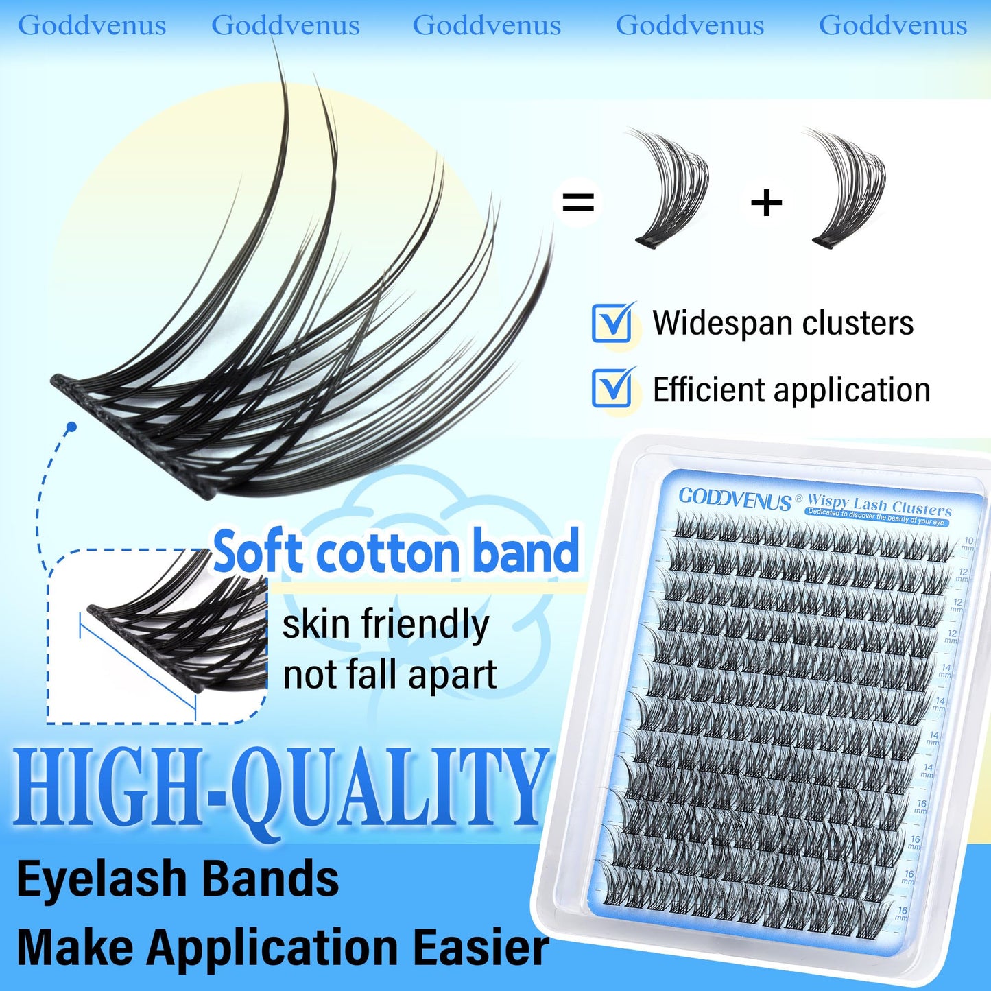 DIY Wispy Natural Lash Clusters