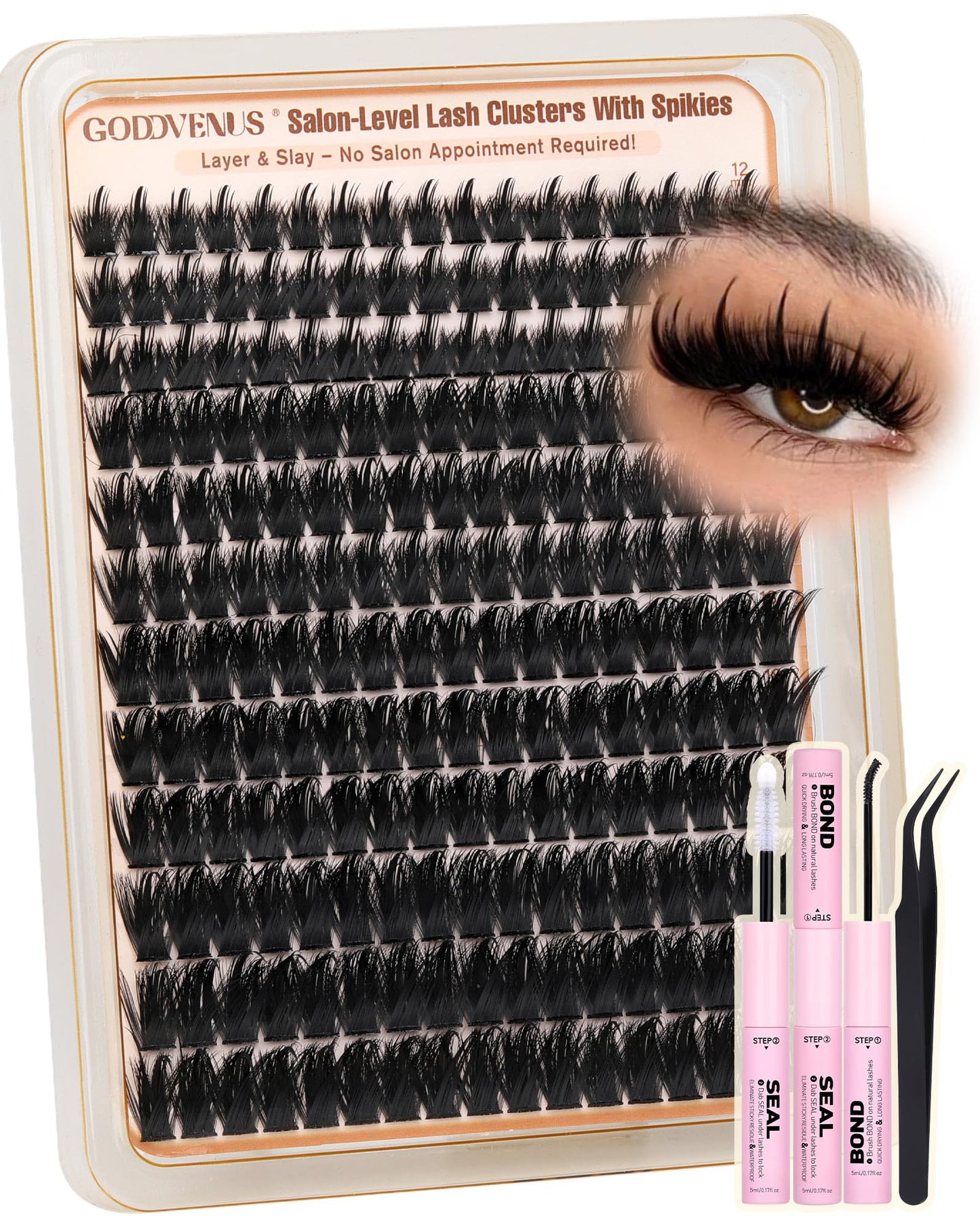 Manga Pre-Mapped Volume Wispy Spike Lash Clusters