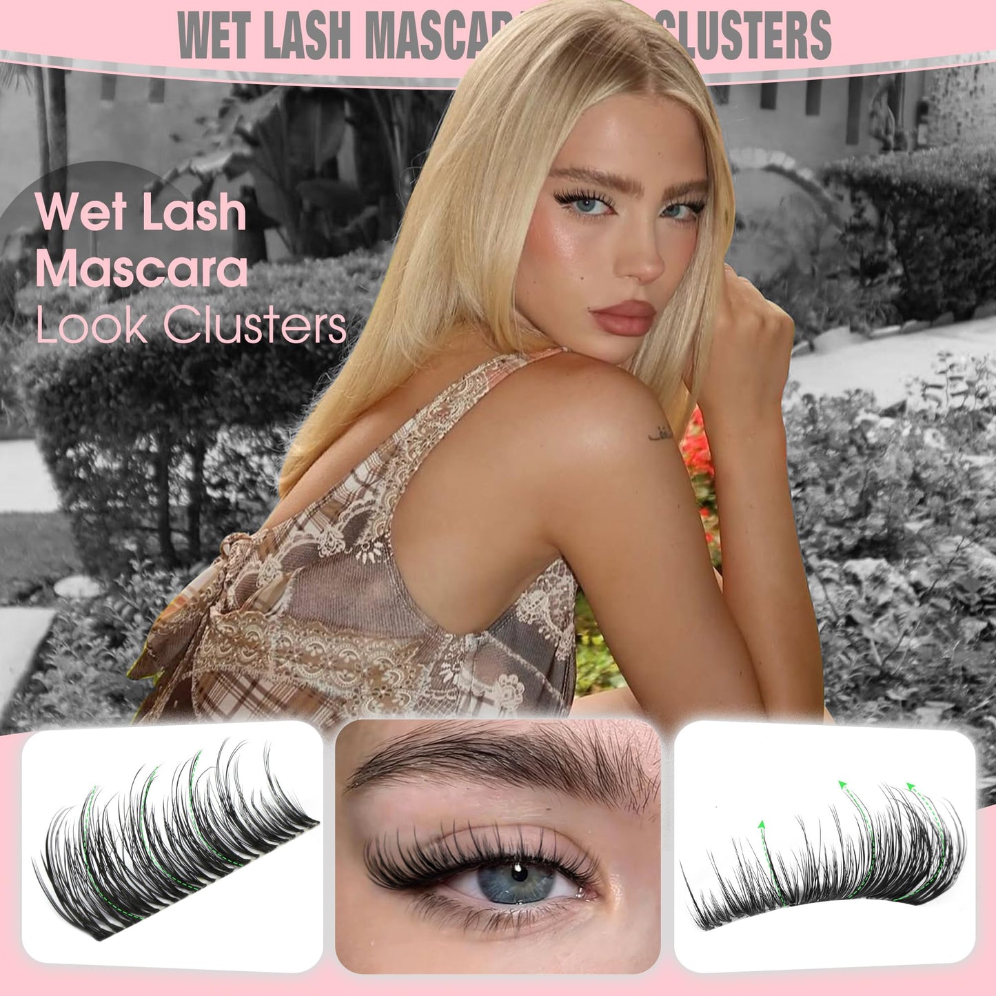 DIY Wispy Natural Lash Clusters