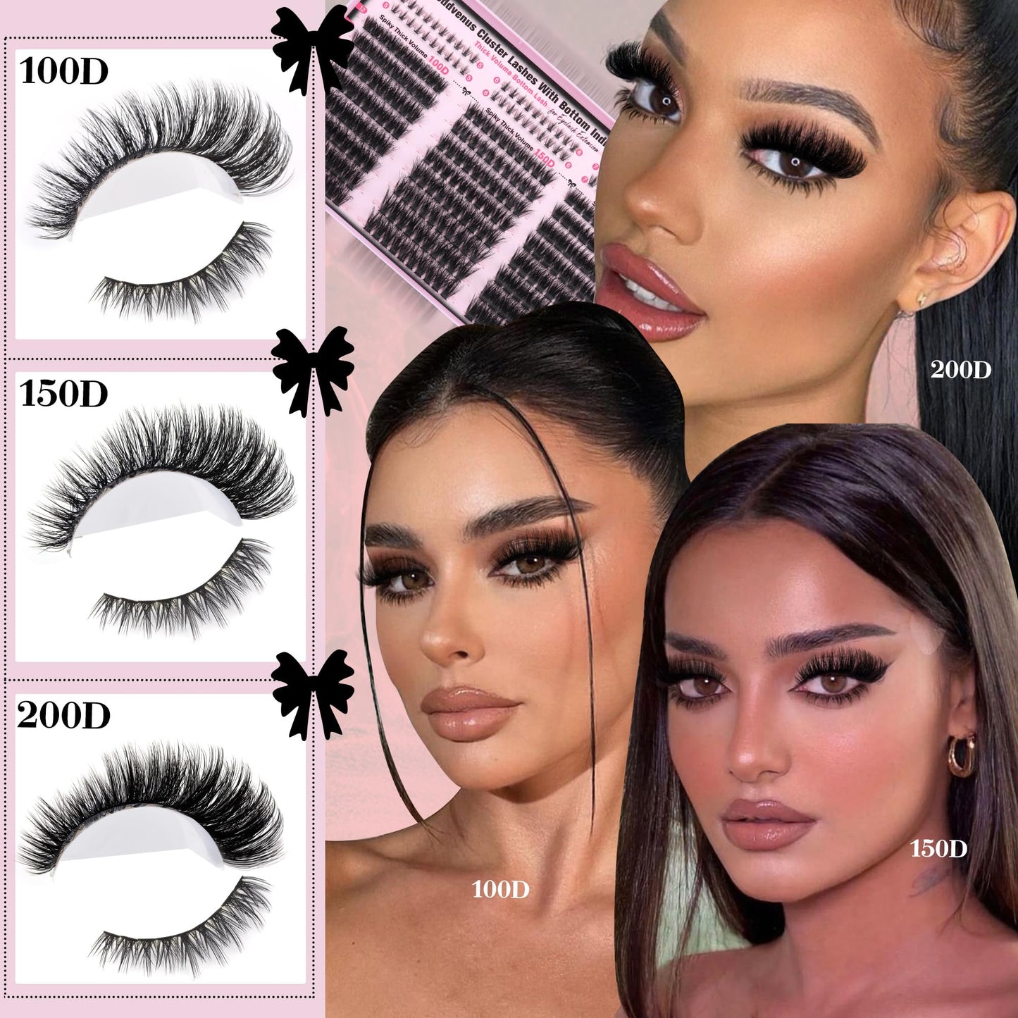 Manga Pre-Mapped Volume Wispy Spike Lash Clusters