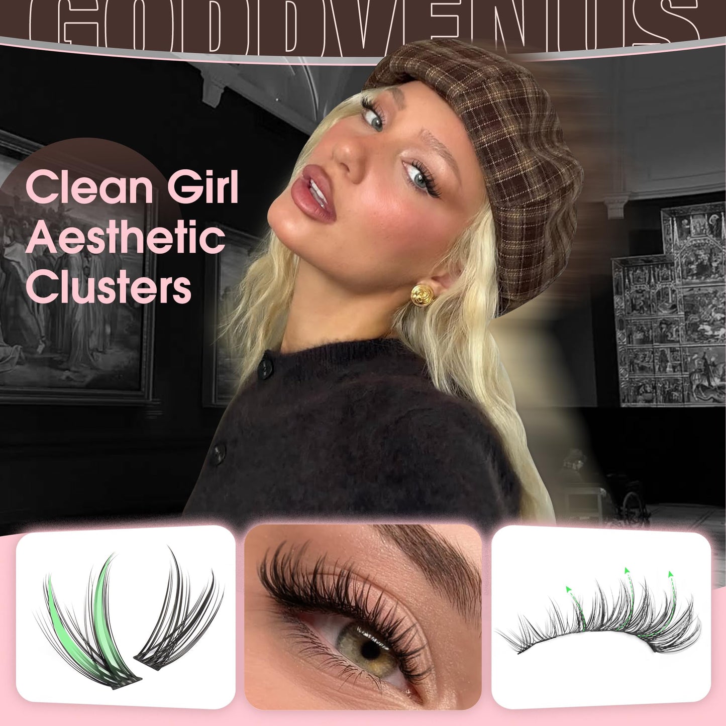 DIY Wispy Natural Lash Clusters