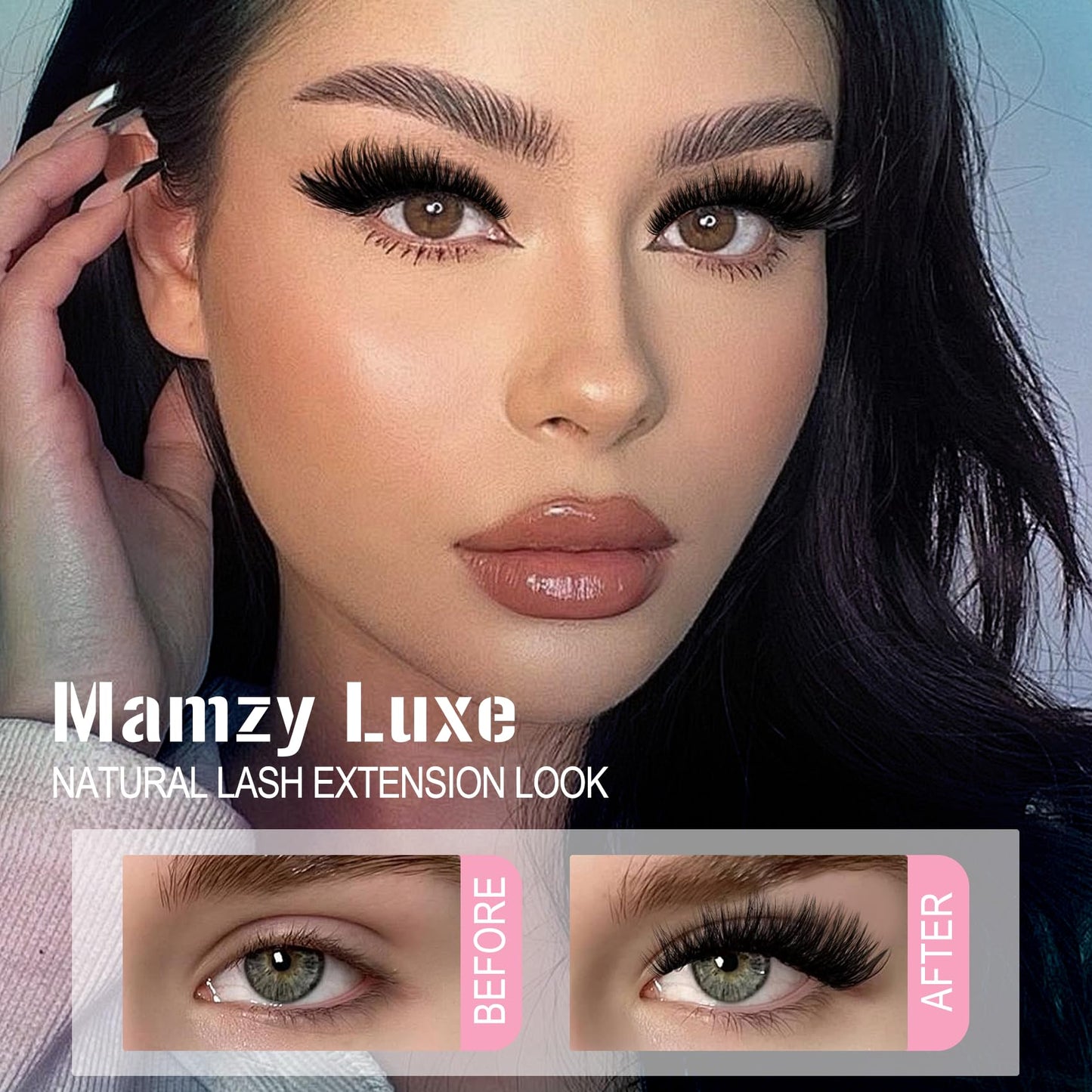 Lash Clusters 708PCS Cluster Eyelash Extensions 10-16MM Wispy Lashes Clusters 30+40+50+60+80+100D Eyelash Clusters Mix Daily Look Fake Eyelashes Extension