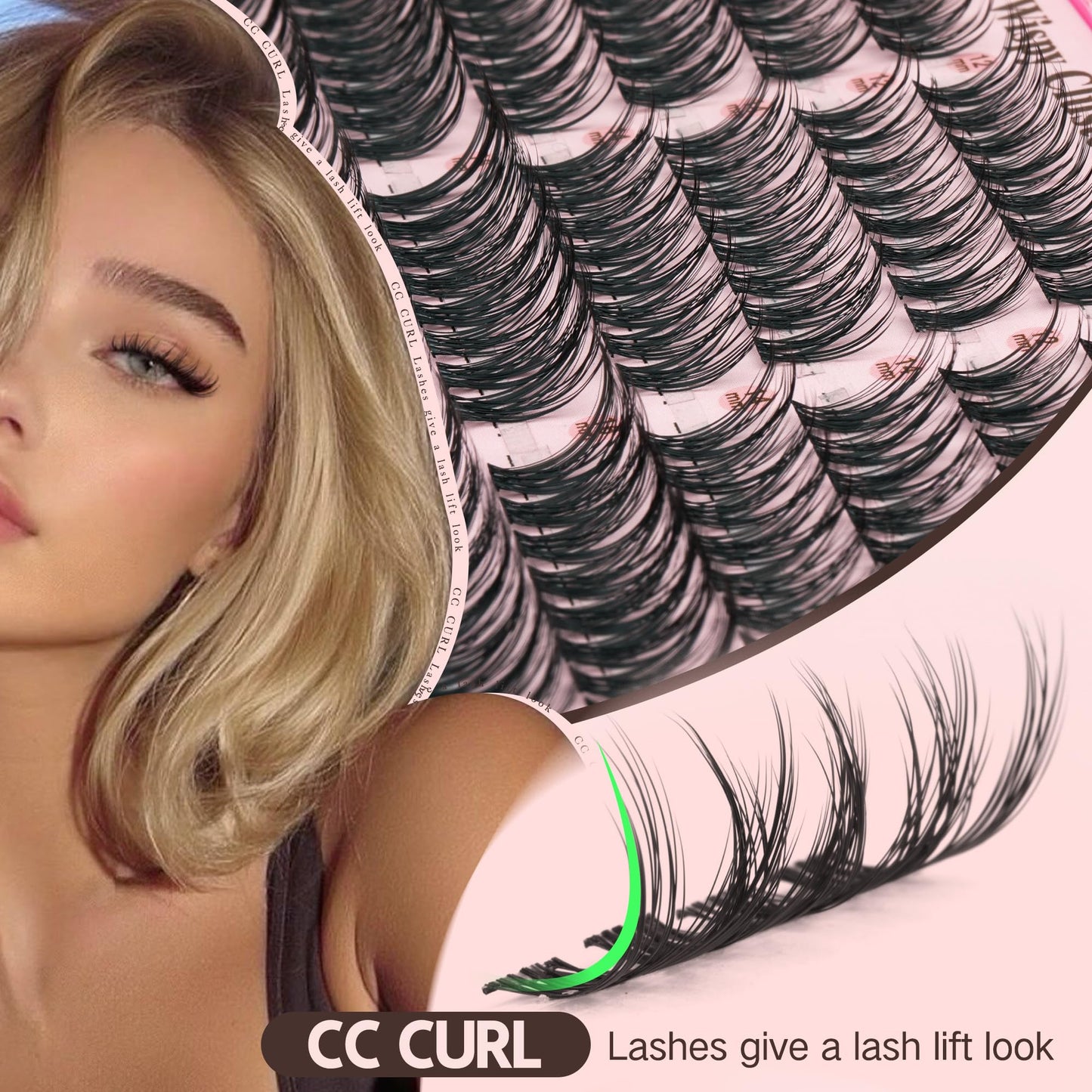 DIY Wispy Natural Lash Clusters