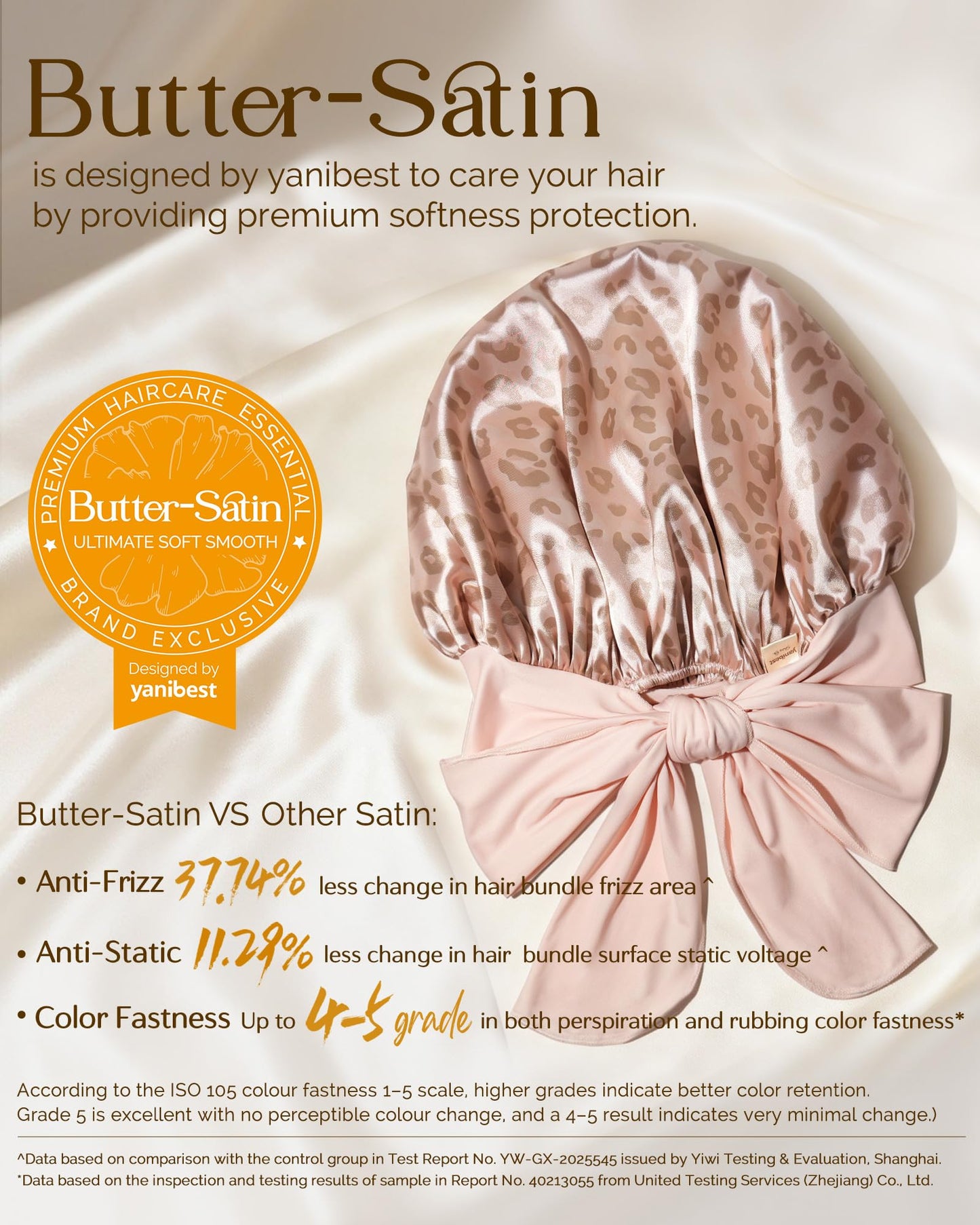 Adjustable Silk Bonnet for Sleeping Women Double Layer Satin Bonnet Reduce Friction Prevent Frizz Curly Hair