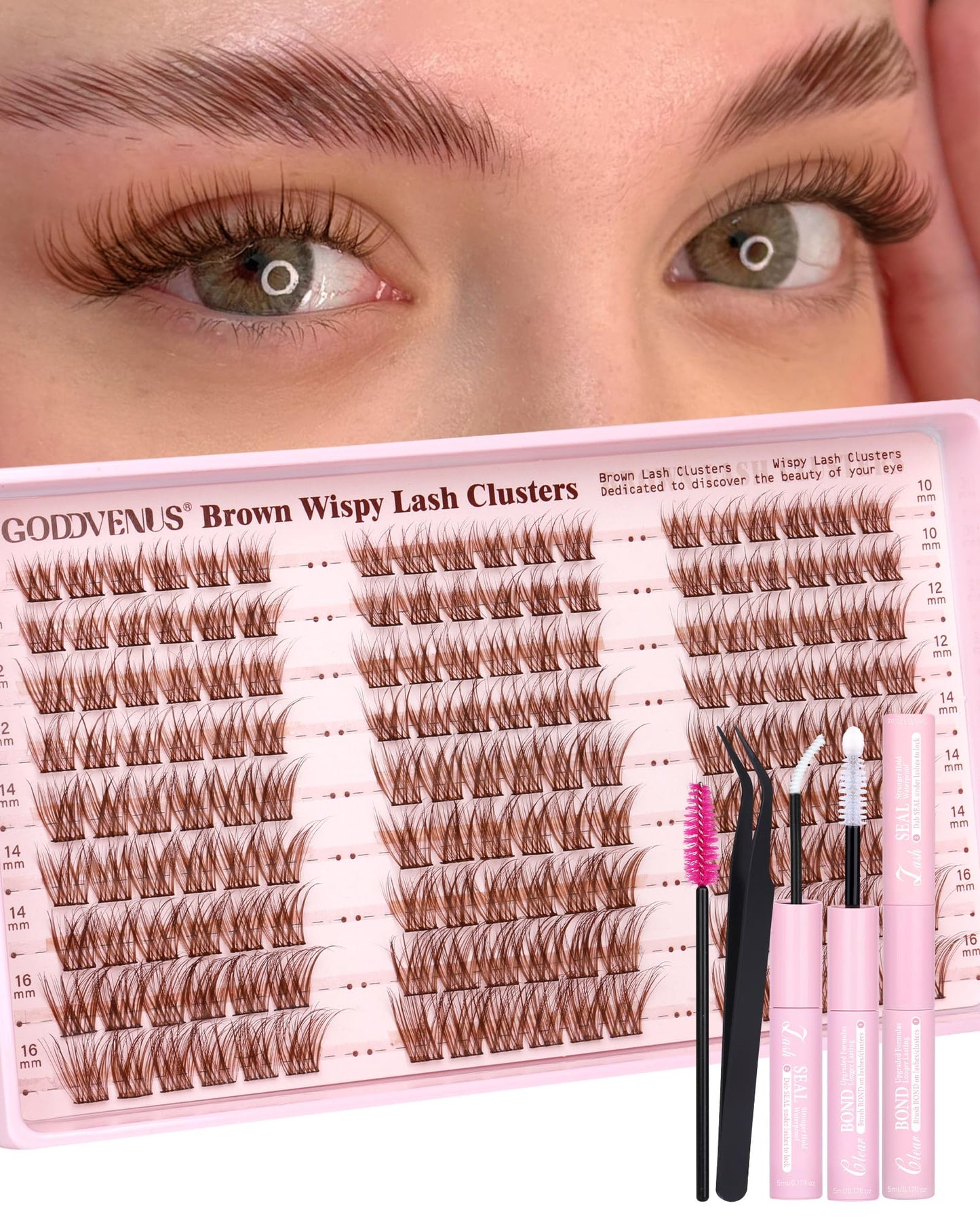 DIY Wispy Natural Lash Clusters