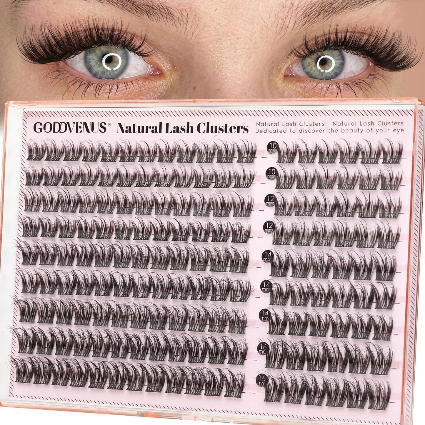 DIY Wispy Natural Lash Clusters