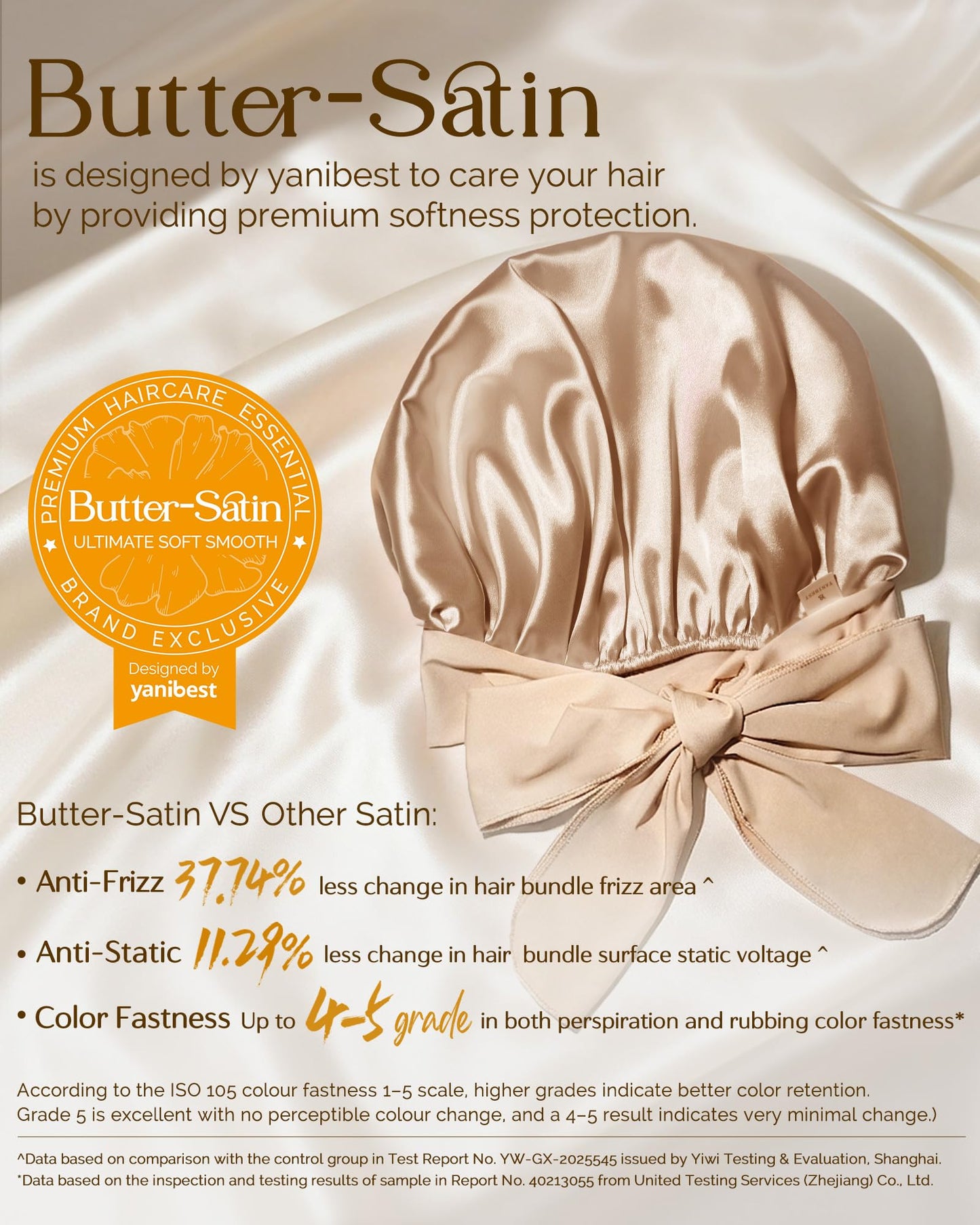 Adjustable Silk Bonnet for Sleeping Women Double Layer Satin Bonnet Reduce Friction Prevent Frizz Curly Hair