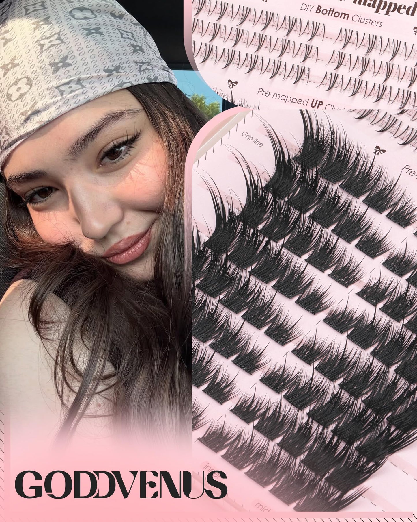 Manga Pre-Mapped Volume Wispy Spike Lash Clusters