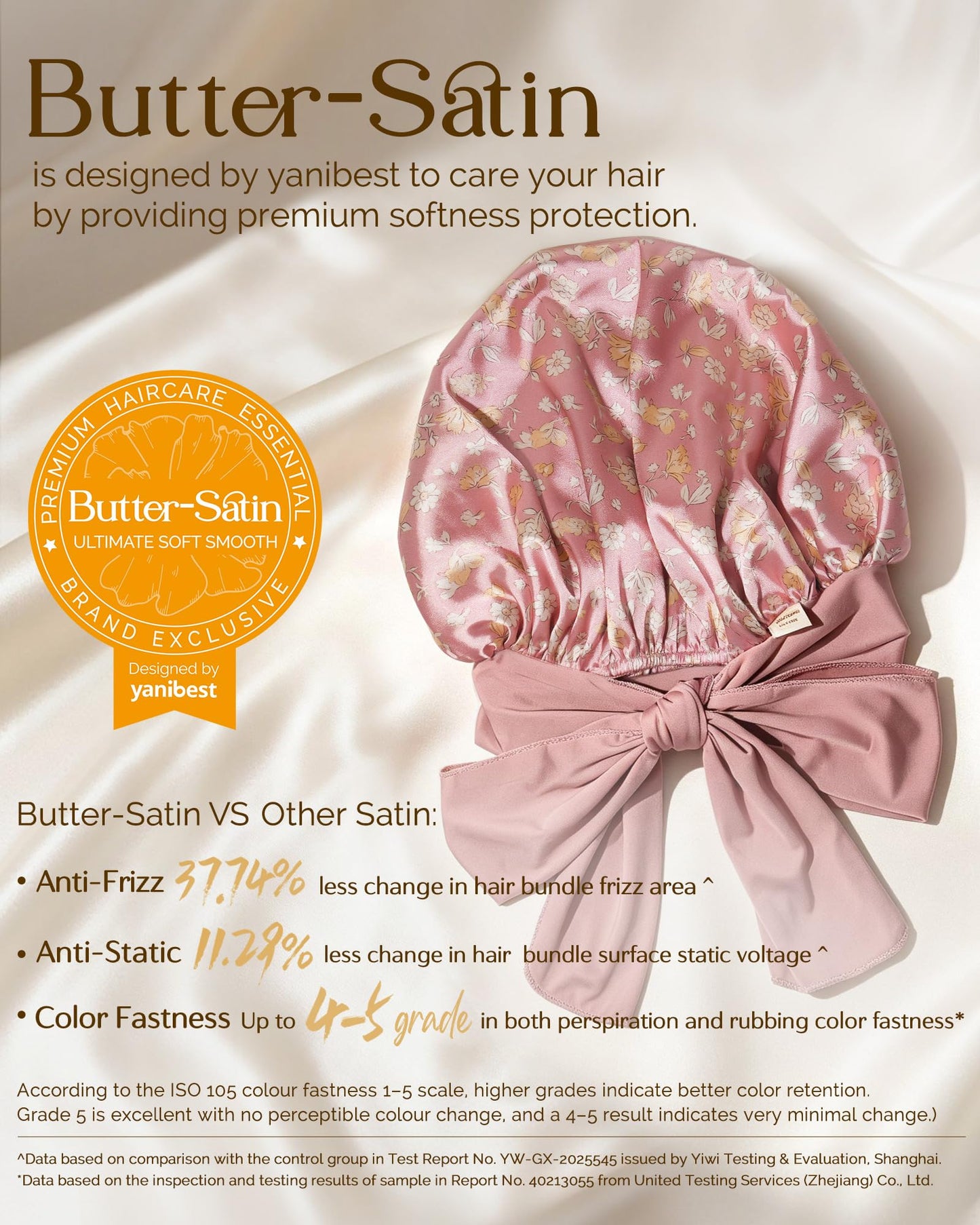 Adjustable Silk Bonnet for Sleeping Women Double Layer Satin Bonnet Reduce Friction Prevent Frizz Curly Hair