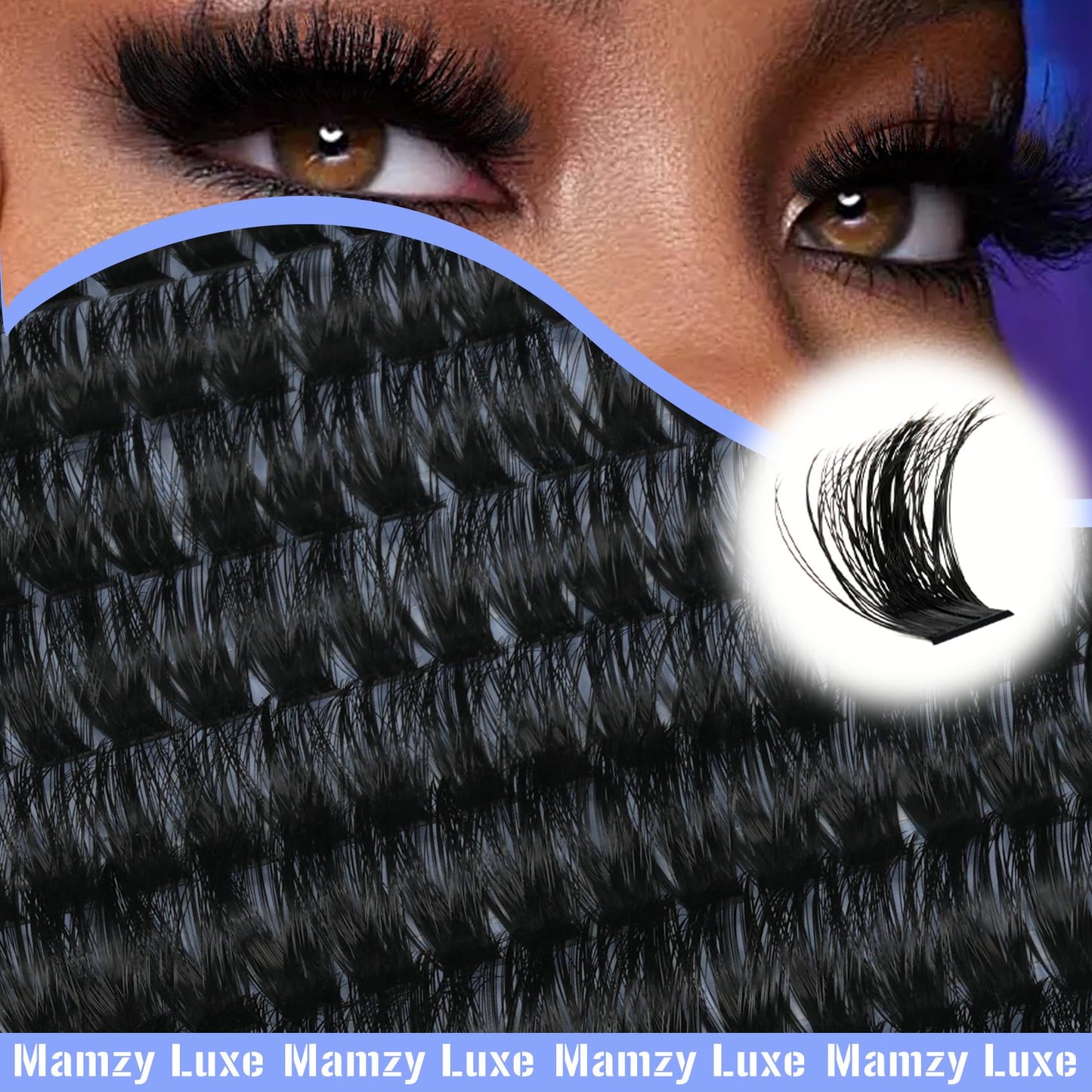 Lash Clusters 708PCS Cluster Eyelash Extensions 10-16MM Wispy Lashes Clusters 30+40+50+60+80+100D Eyelash Clusters Mix Daily Look Fake Eyelashes Extension
