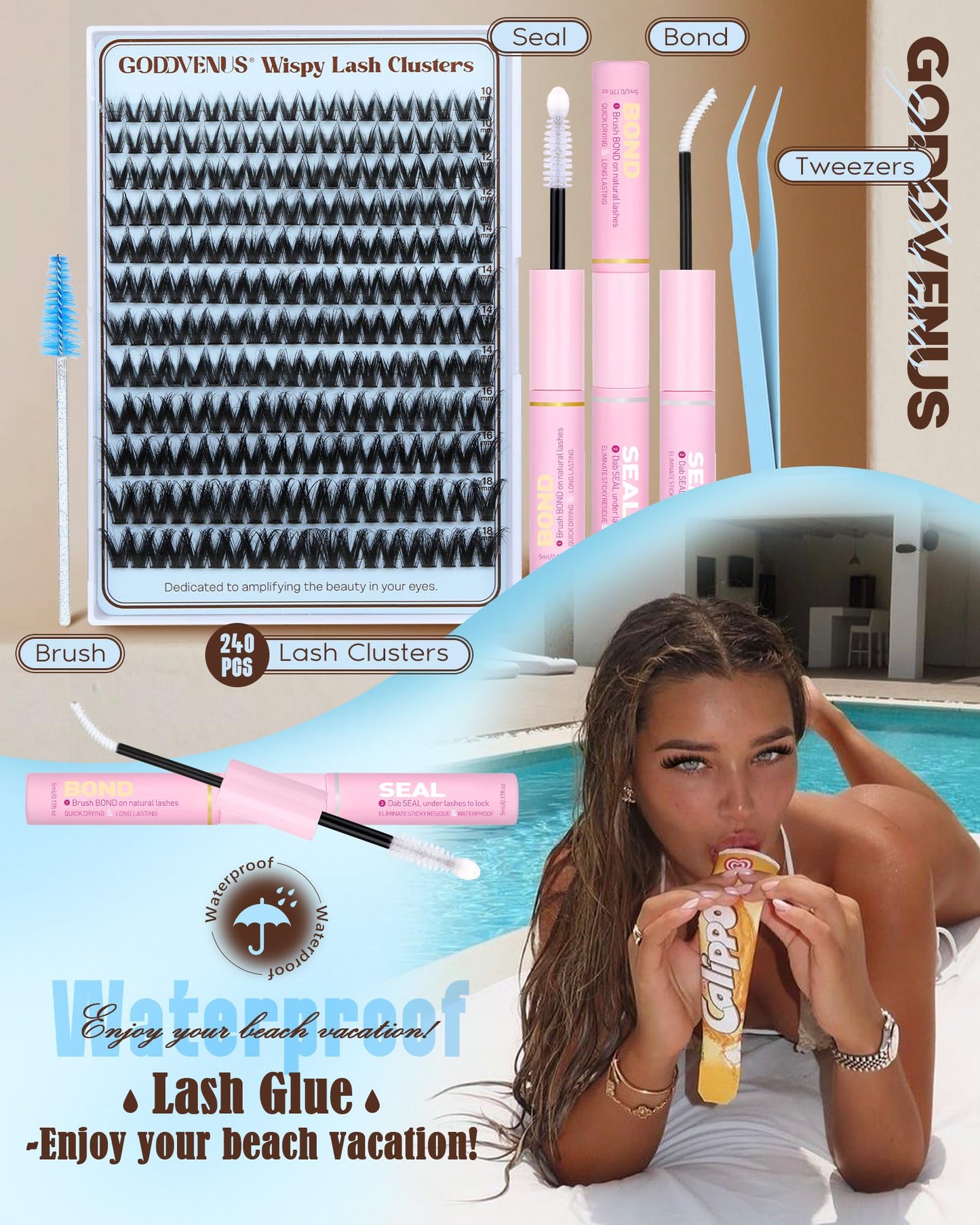 Manga Pre-Mapped Volume Wispy Spike Lash Clusters