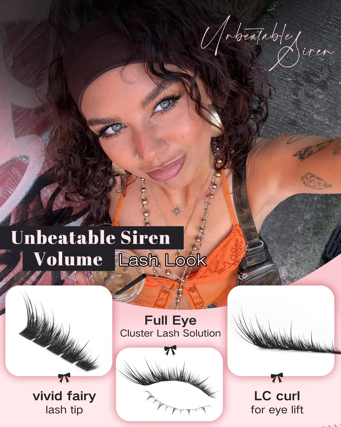 Manga Pre-Mapped Volume Wispy Spike Lash Clusters