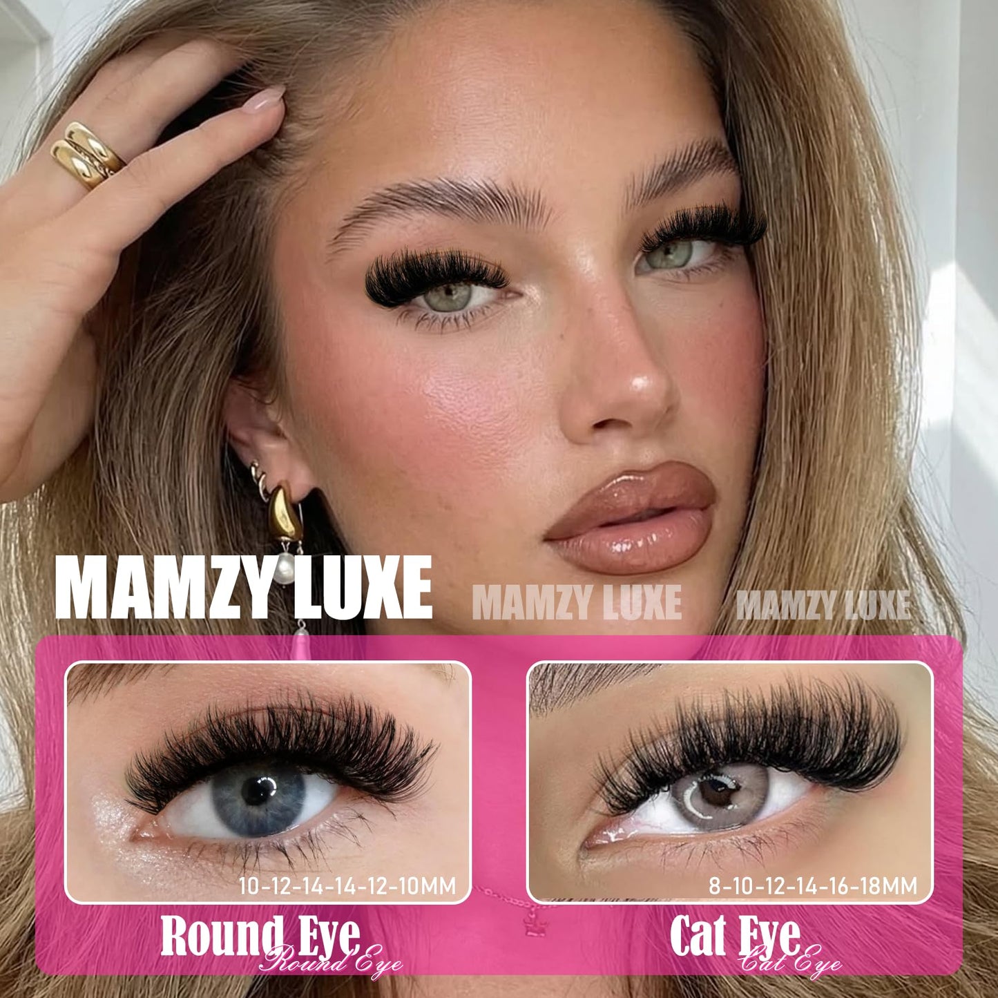 Lash Clusters 708PCS Cluster Eyelash Extensions 10-16MM Wispy Lashes Clusters 30+40+50+60+80+100D Eyelash Clusters Mix Daily Look Fake Eyelashes Extension