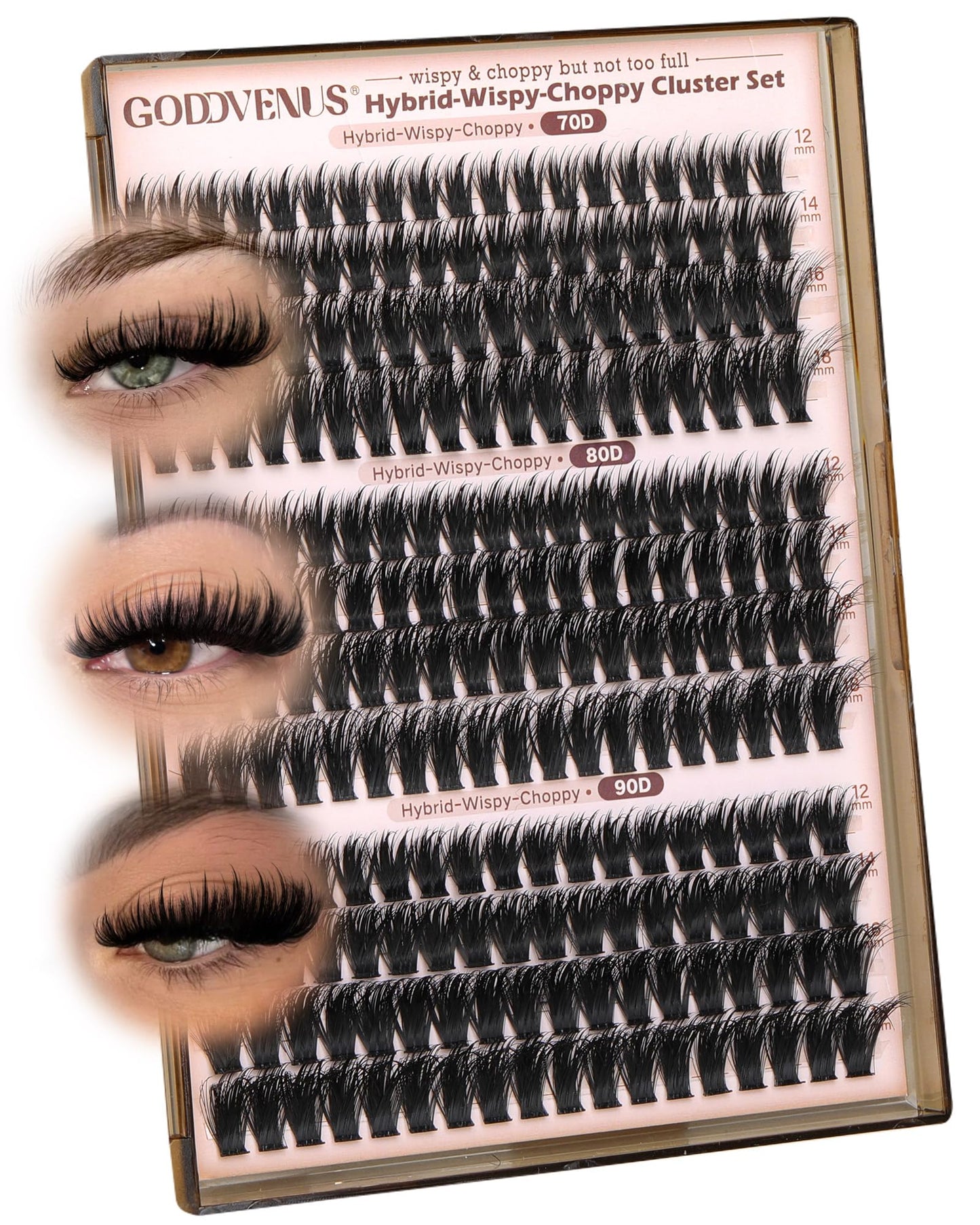 Manga Pre-Mapped Volume Wispy Spike Lash Clusters
