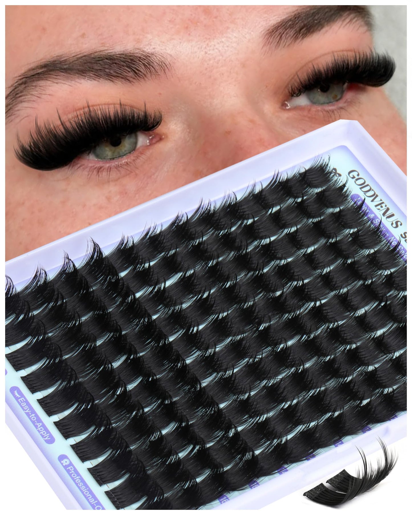 Manga Pre-Mapped Volume Wispy Spike Lash Clusters