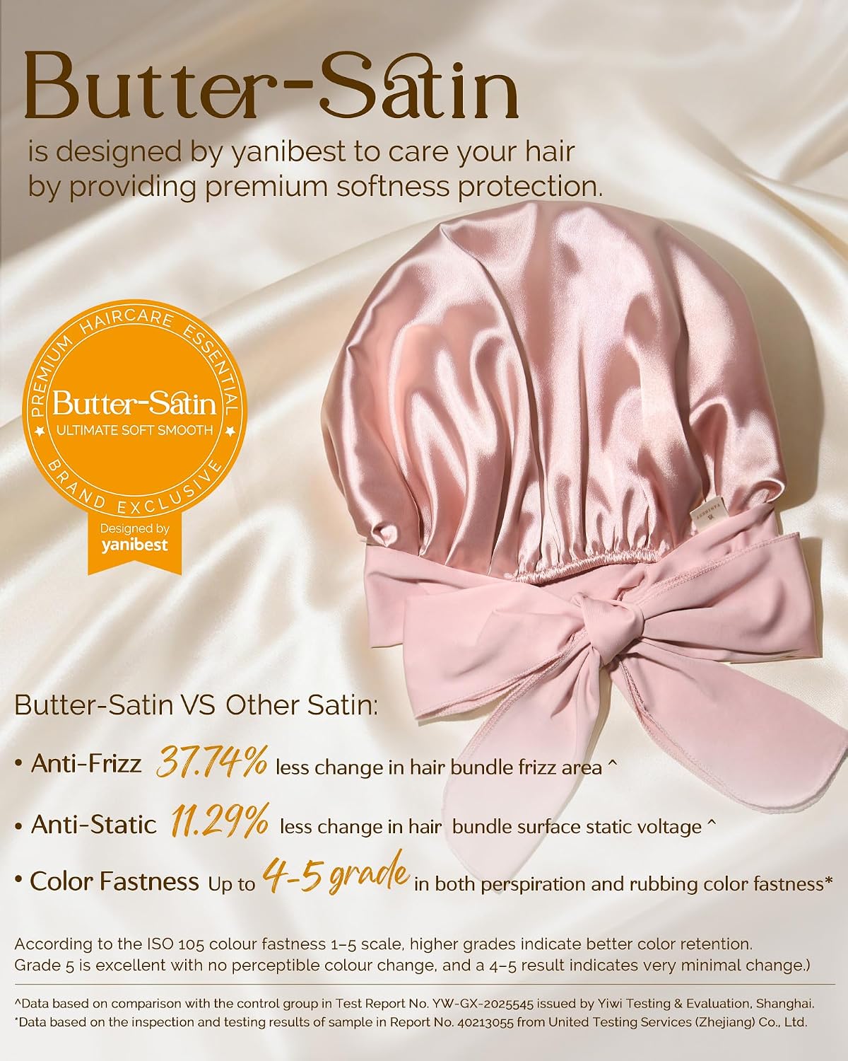 Adjustable Silk Bonnet for Sleeping Women Double Layer Satin Bonnet Reduce Friction Prevent Frizz Curly Hair