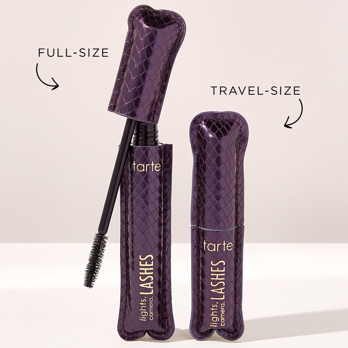 tarte lights, camera, lashes 4-in-1 mascara – Volume, Length, Curl & Conditioning for Fuller Looking Lashes, Smudge-Proof, Flake-Free, Longwear, Vegan & Cruelty Free