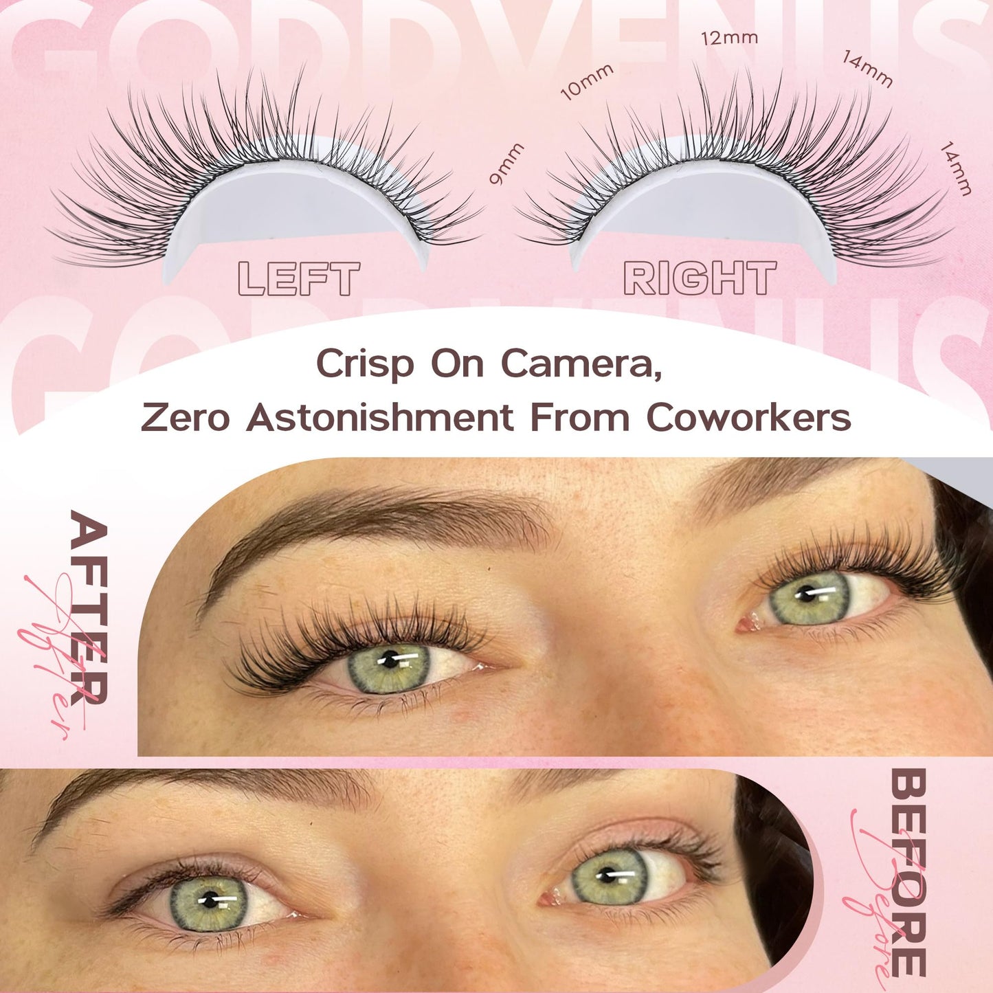 DIY Wispy Natural Lash Clusters