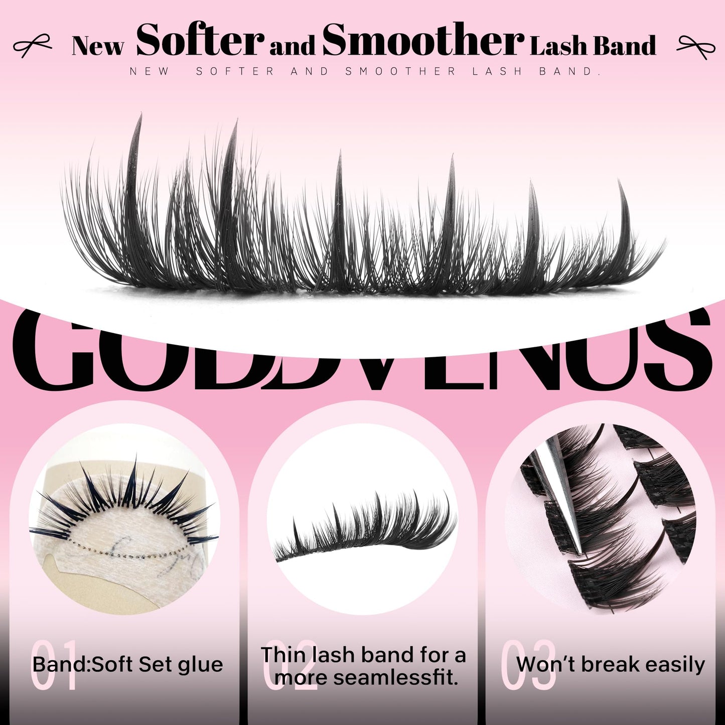 Manga Pre-Mapped Volume Wispy Spike Lash Clusters