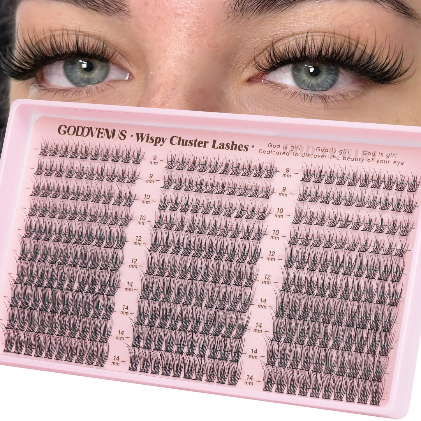 DIY Wispy Natural Lash Clusters