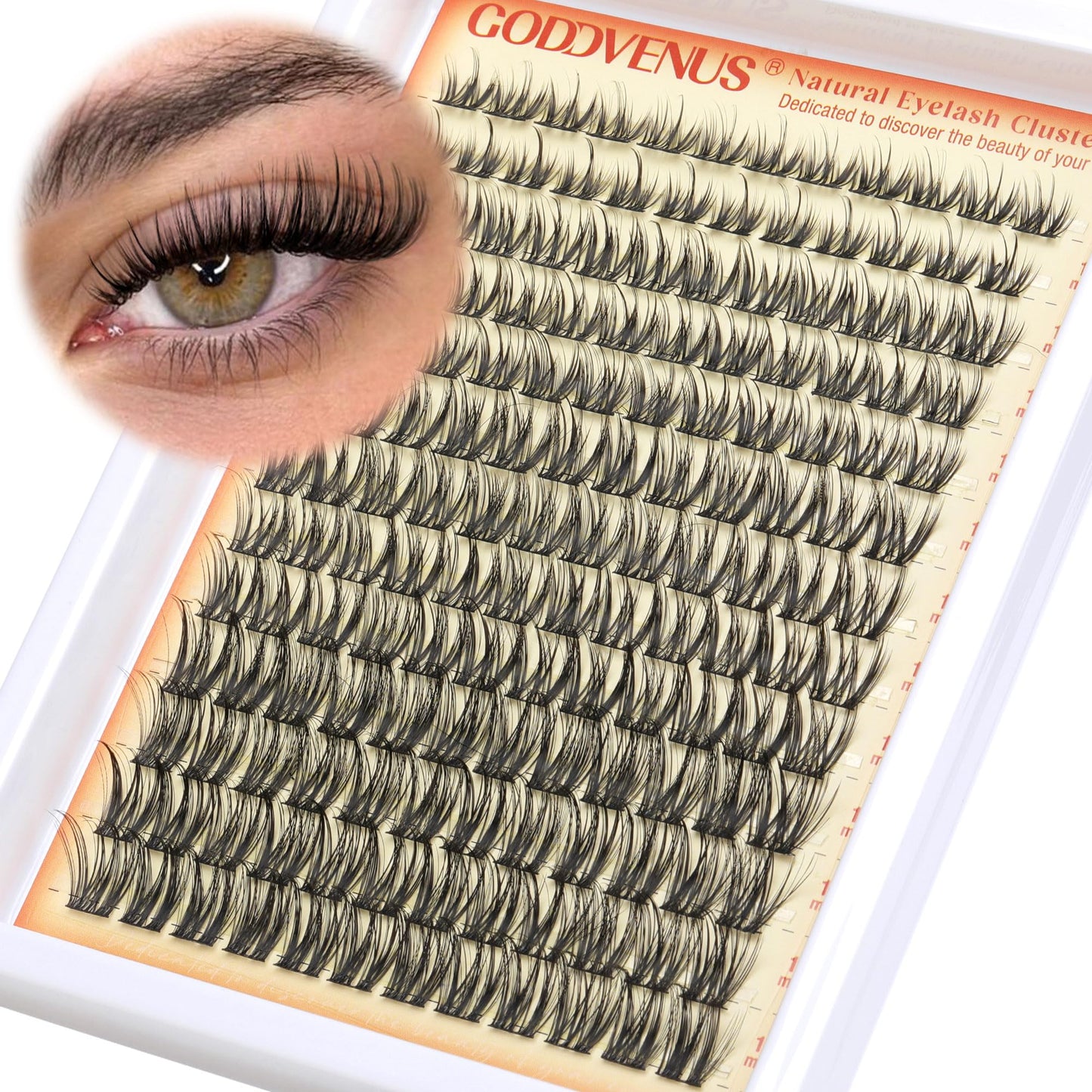 DIY Wispy Natural Lash Clusters