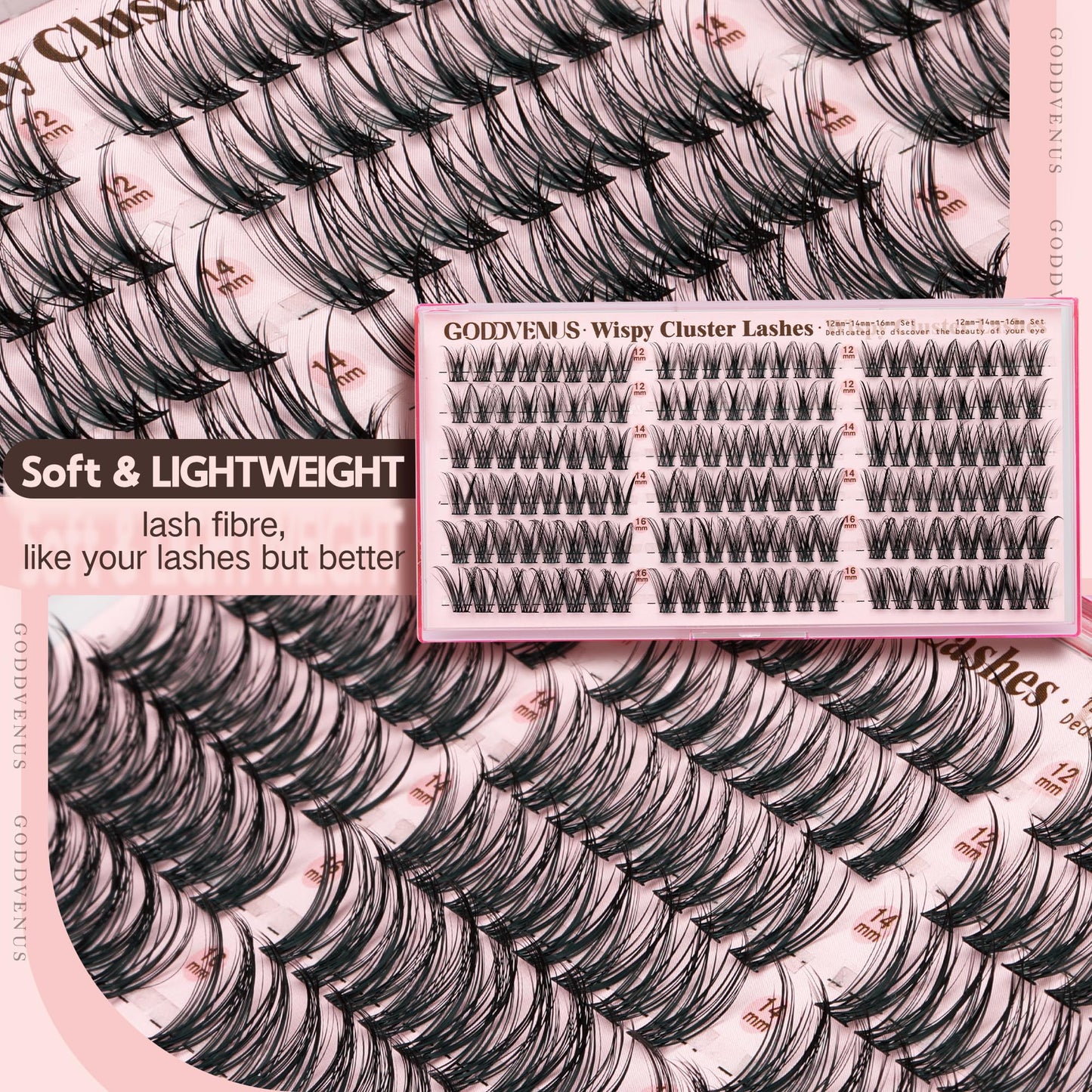 DIY Wispy Natural Lash Clusters