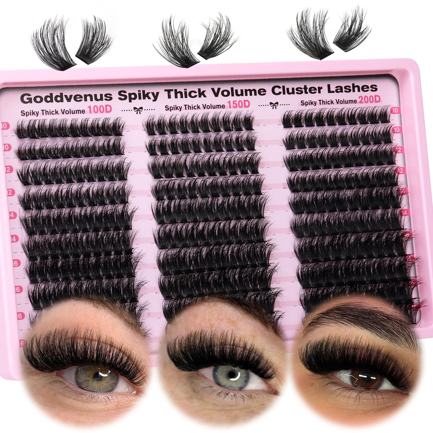 DIY Wispy Natural Lash Clusters