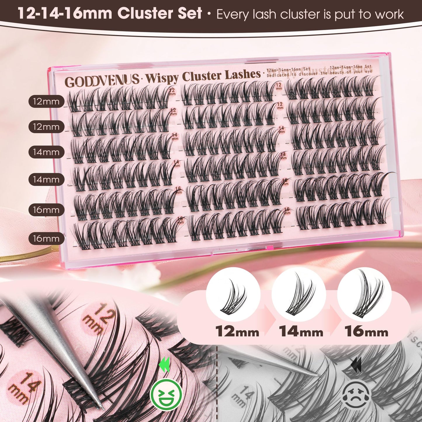 DIY Wispy Natural Lash Clusters