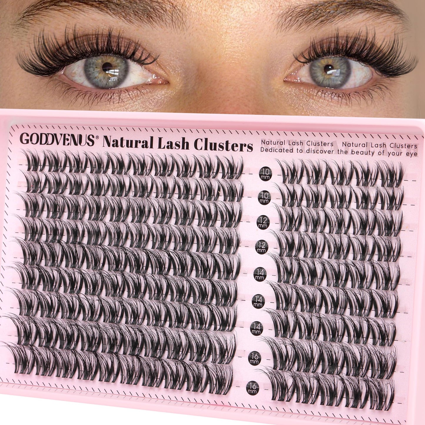DIY Wispy Natural Lash Clusters