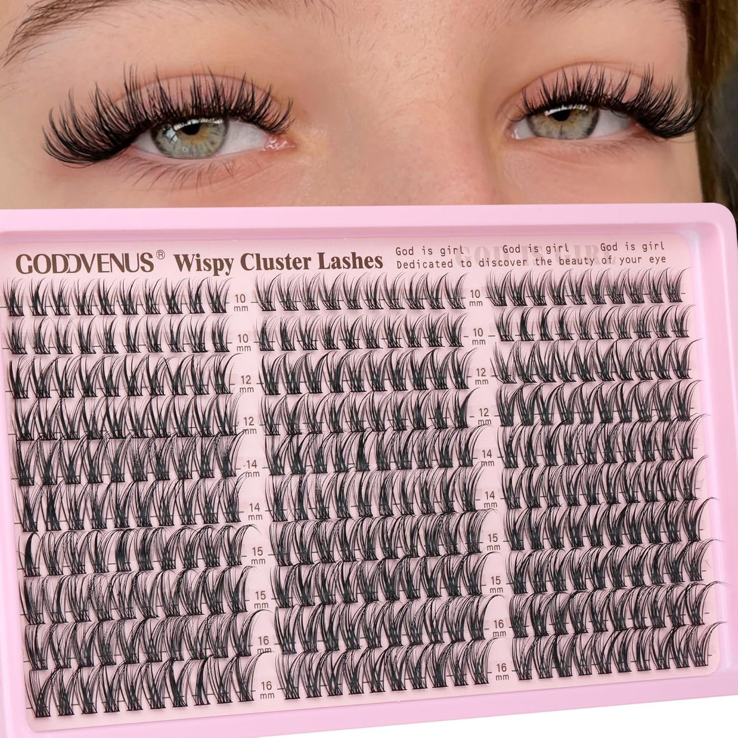 DIY Wispy Natural Lash Clusters