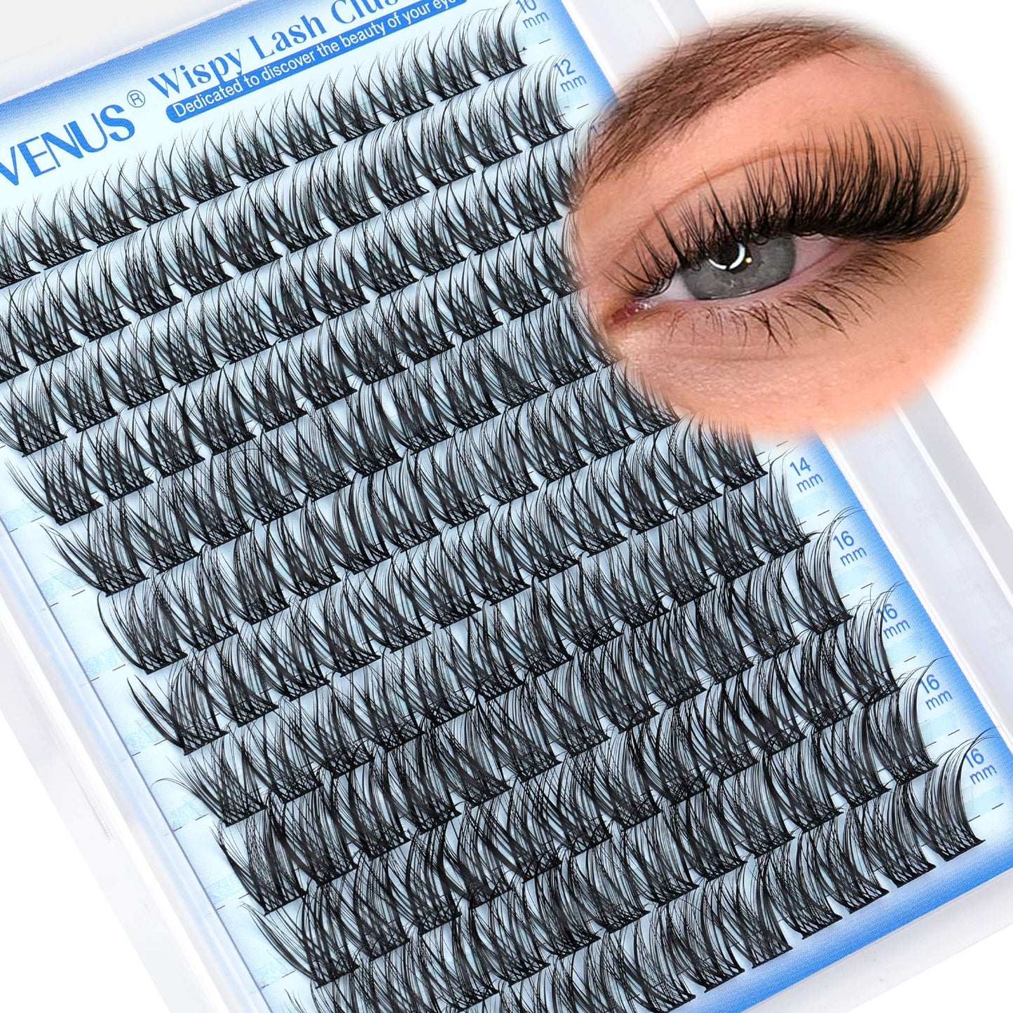 DIY Wispy Natural Lash Clusters