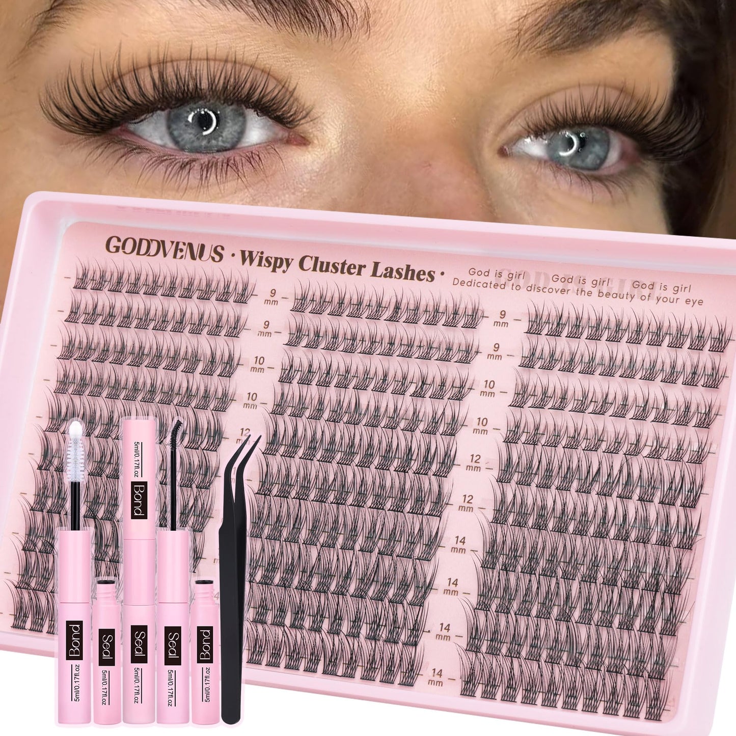 DIY Wispy Natural Lash Clusters