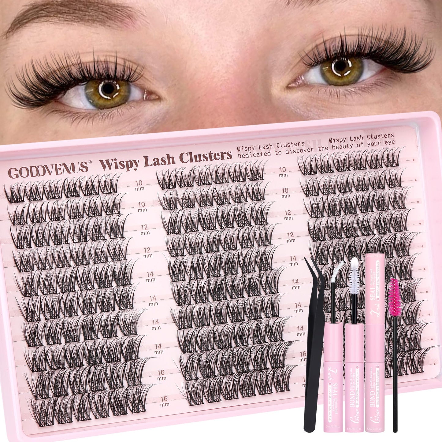DIY Wispy Natural Lash Clusters